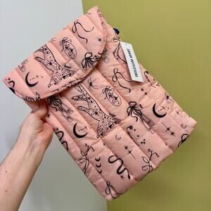BAGGU Puffy 16 Inch Laptop Sleeve Quilted Ballet Icons Whimsigoth Bows Swans NEW